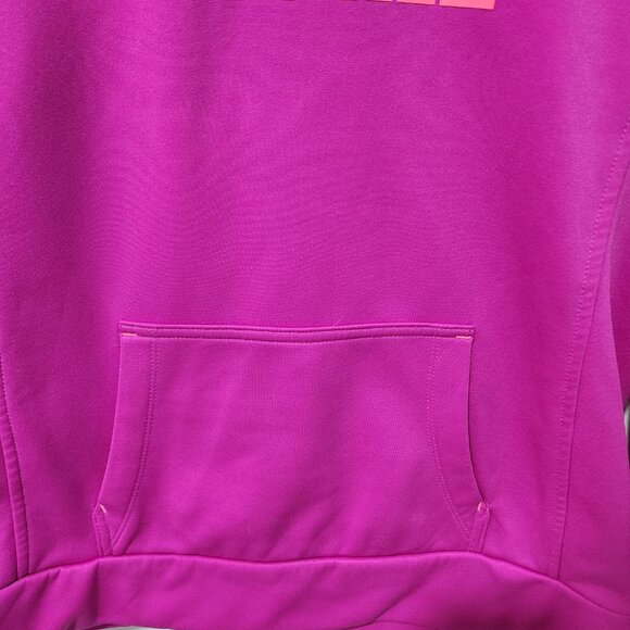The North Face Women's Hot Pink Logo Long Sleeve Hoodie Large - Picture 4 of 6